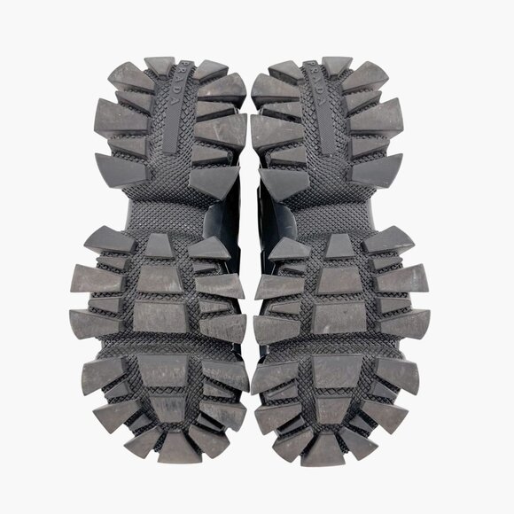 Prada Cloudbust Thunder Sneakers Men 5.5 Women 9.5 Black Chunky Lug Sole Shoe - Picture 13 of 15